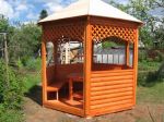 Беседка 6-ти гранная 2,5*2,5 из вологодского профиля
